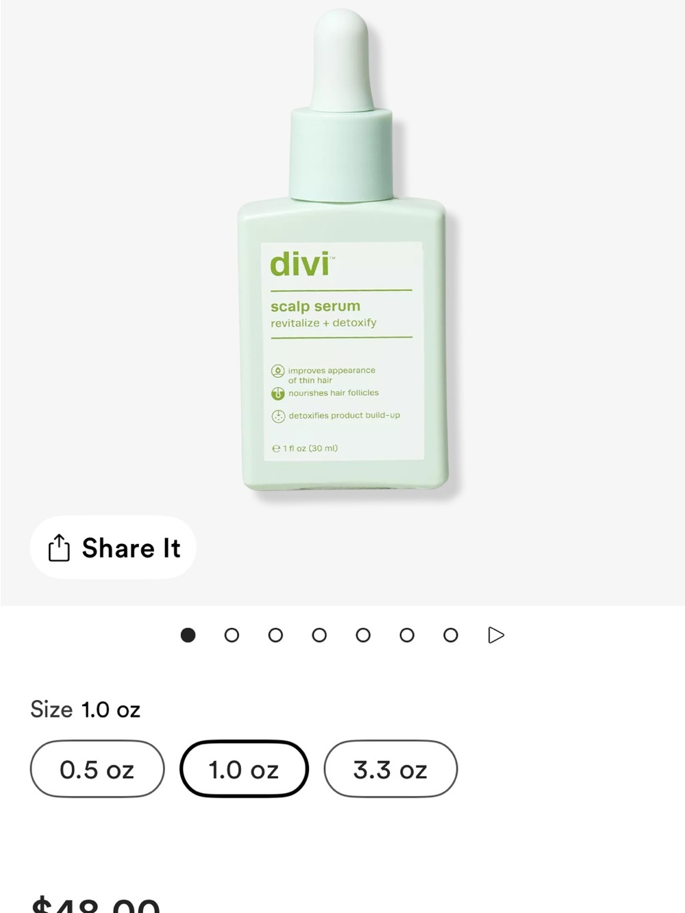 divi Scalp Serum - Revitalize & Detoxify (Mint Green)